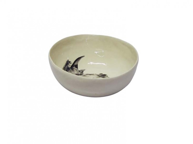 Rhino Snack Bowl Side